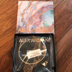 Alex and Ani S Charm  Bracelet